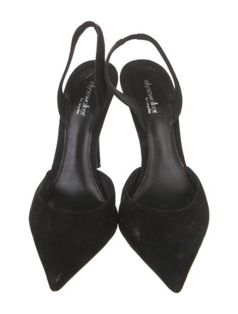 Elyse Walker Suede Slingback Pumps
