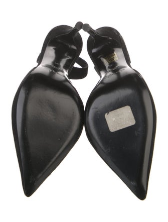 Elyse Walker Suede Slingback Pumps