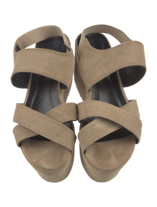 Elyse Walker Suede Slingback Sandals