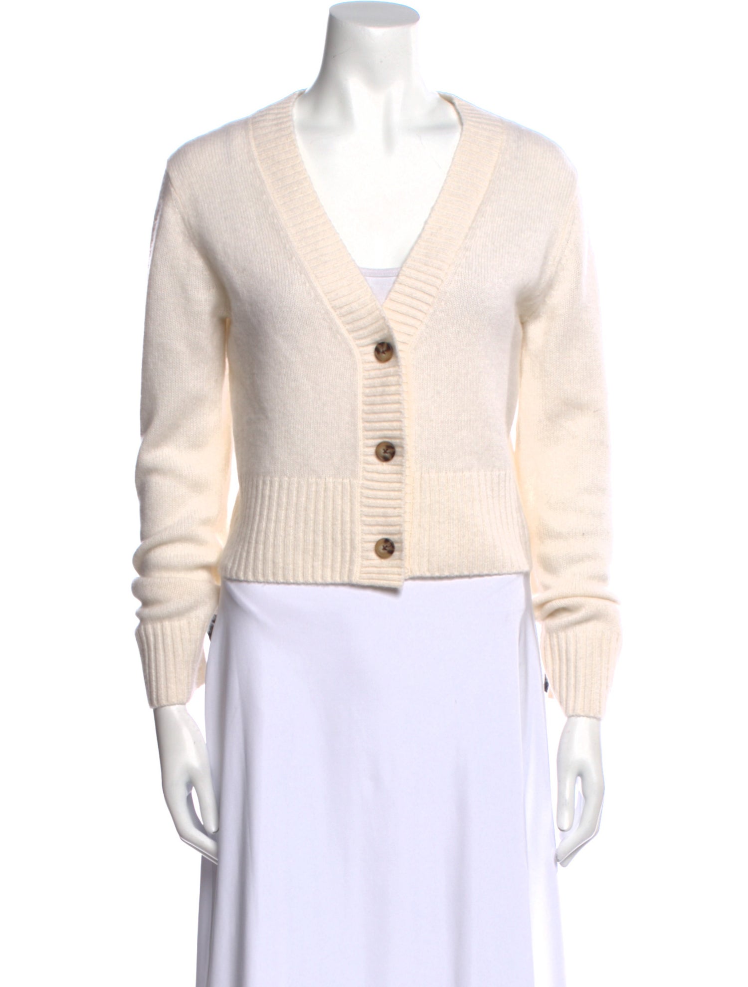 Elyse Walker Cashmere V-Neck Sweater