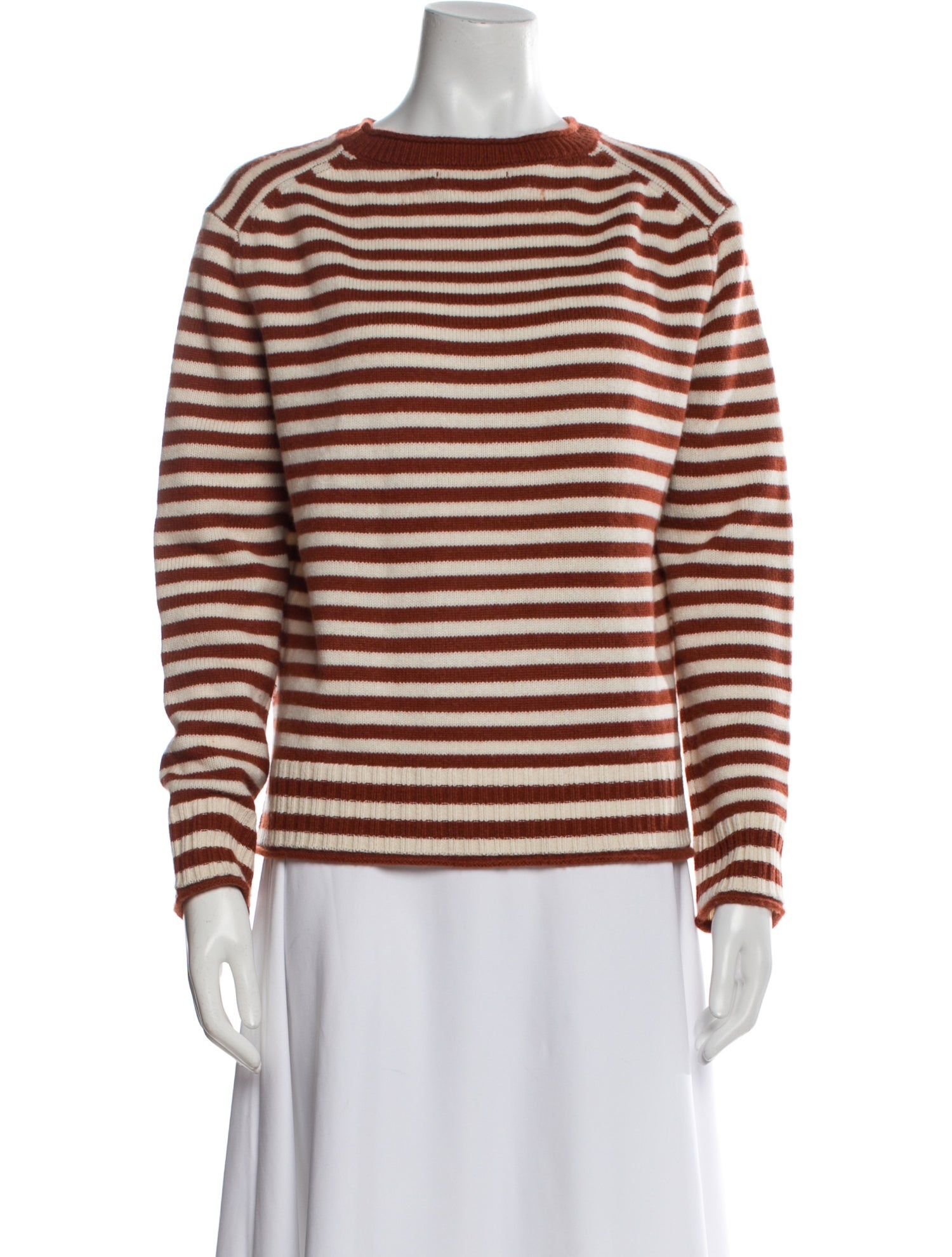 Elyse Walker Cashmere Striped Sweater