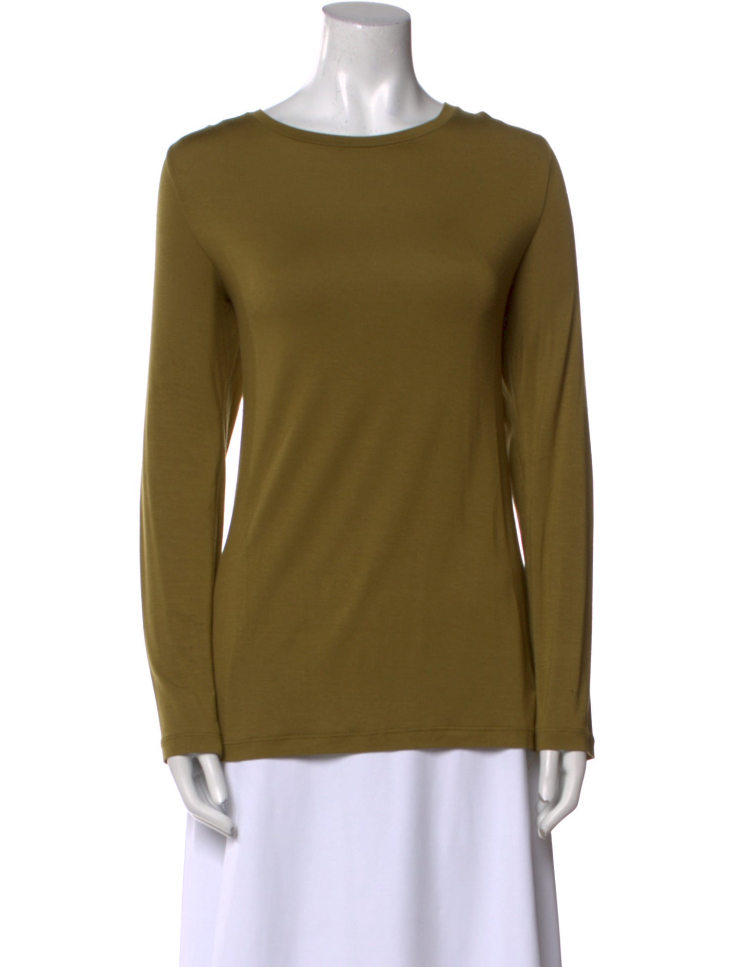 Elyse Walker Bateau Neckline Long Sleeve Top
