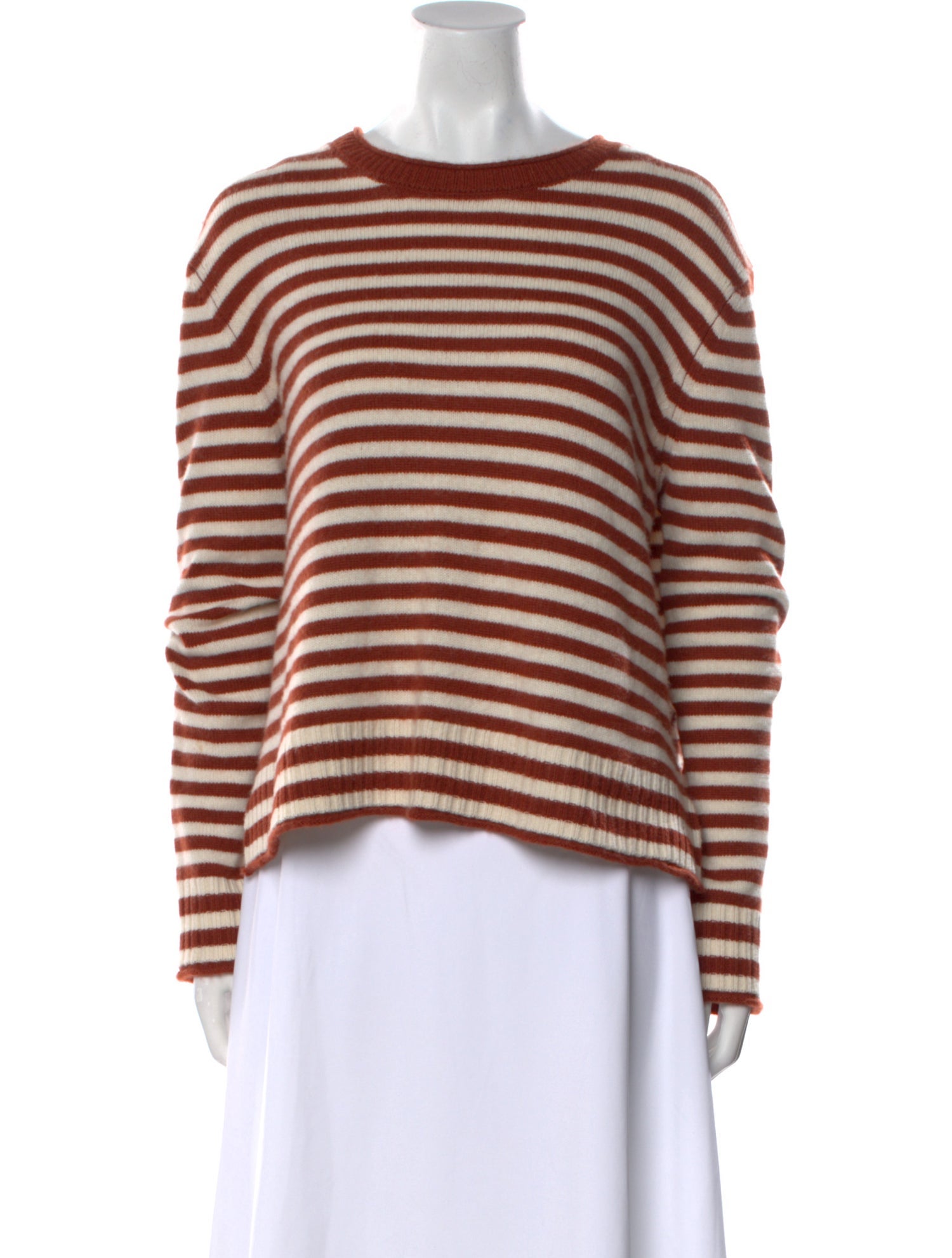 Elyse Walker Cashmere Striped Sweater