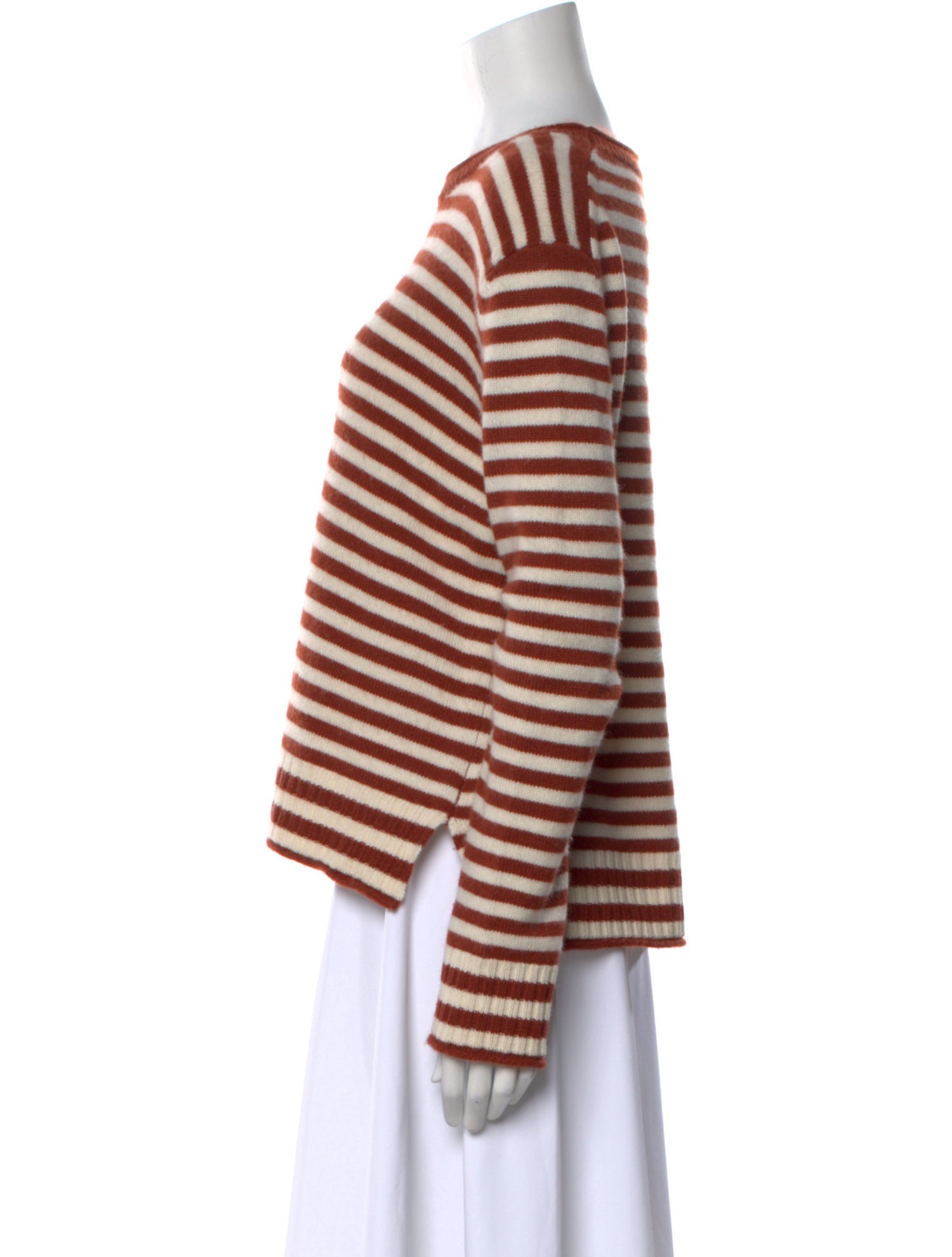 Elyse Walker Cashmere Striped Sweater