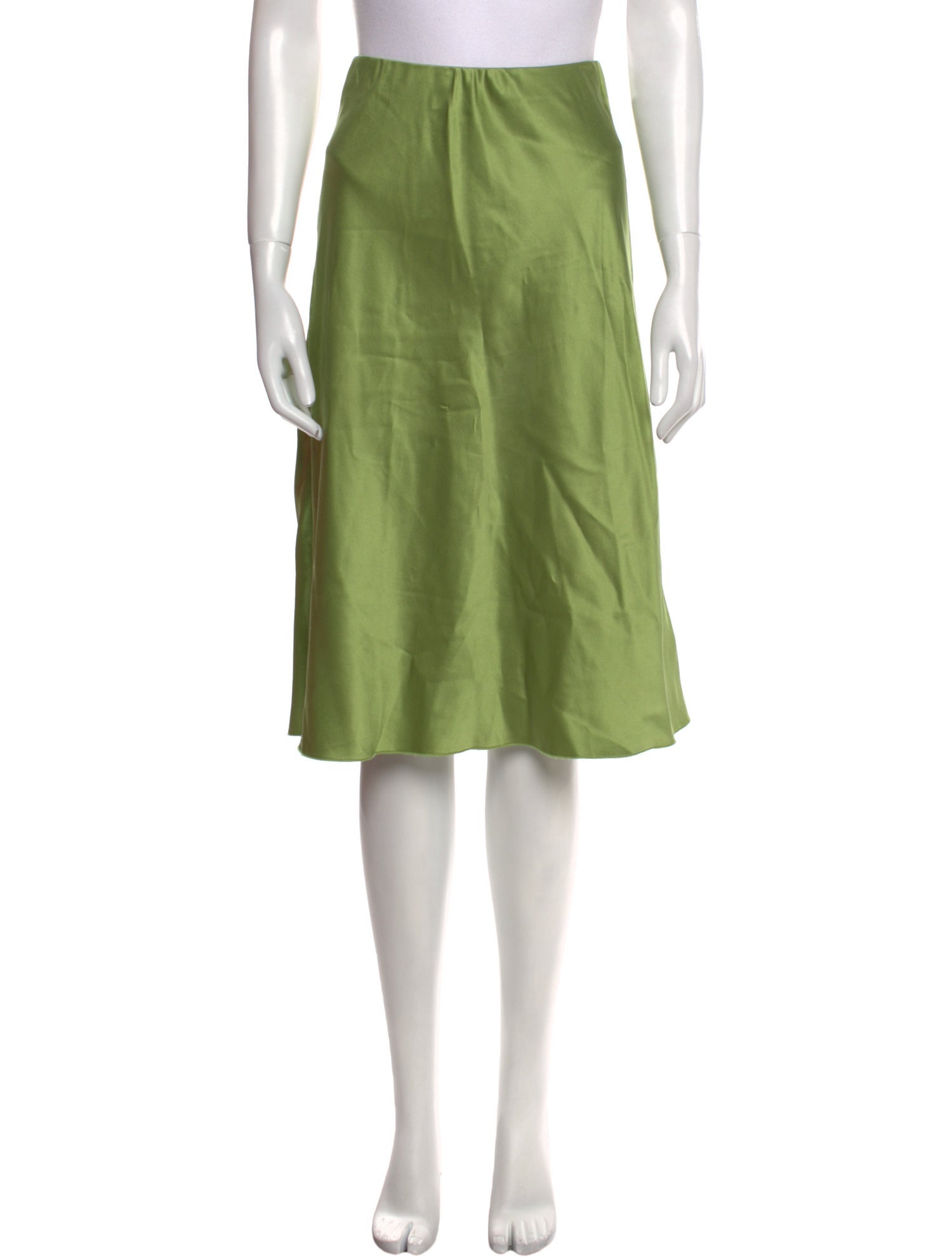 Elyse Walker Silk Knee-Length Skirt