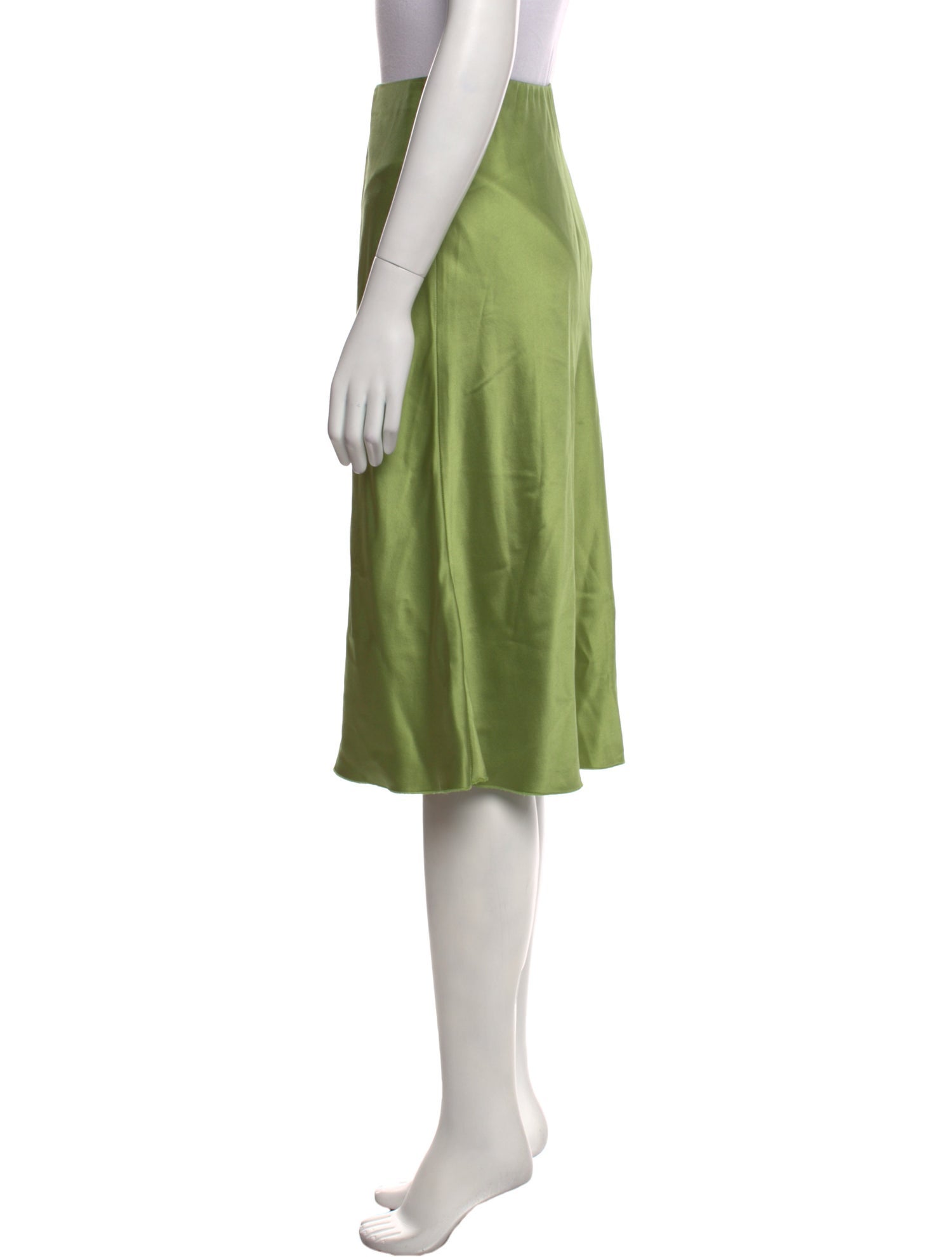 Elyse Walker Silk Knee-Length Skirt