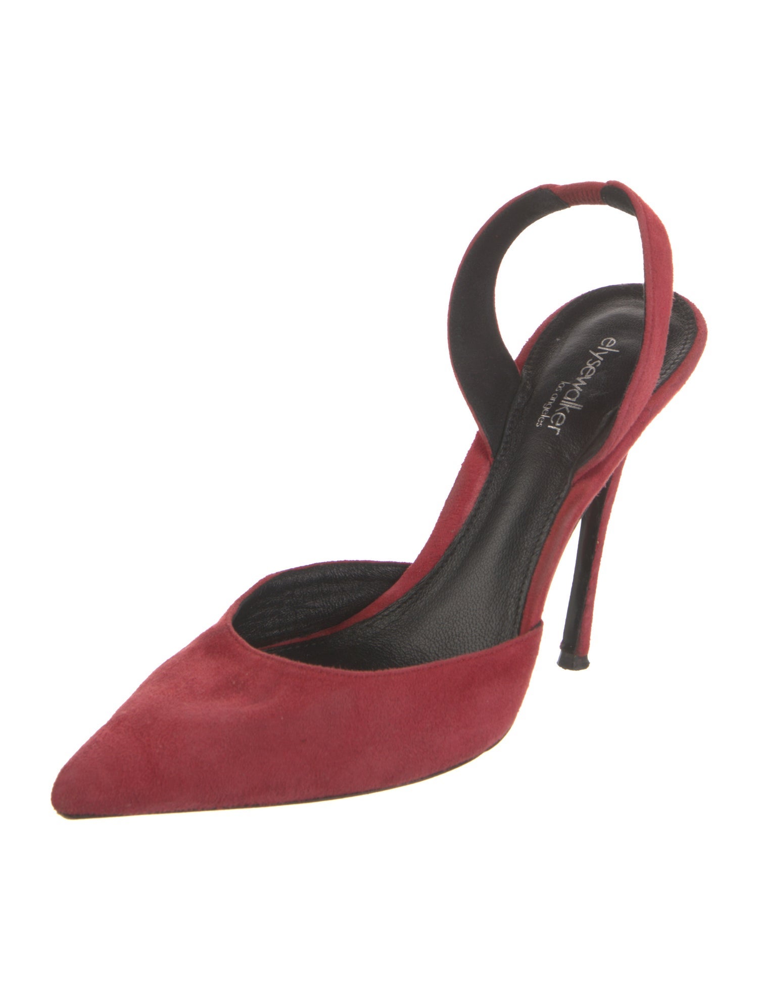 Elyse Walker Suede Slingback Pumps
