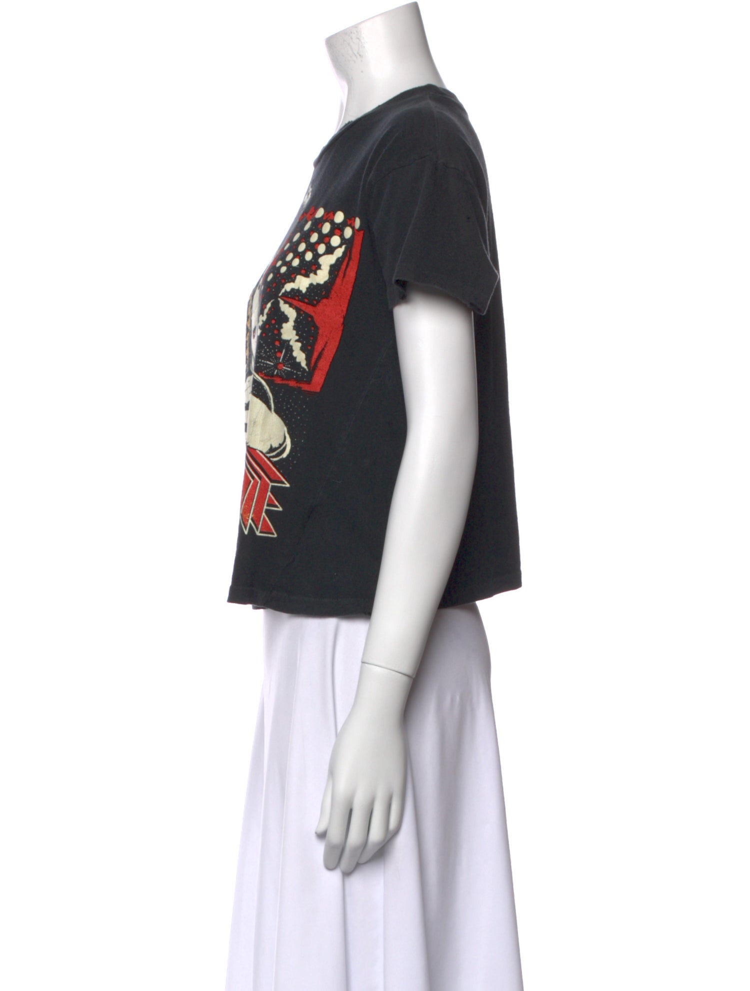 Elyse Walker Graphic Print Crew Neck T-Shirt