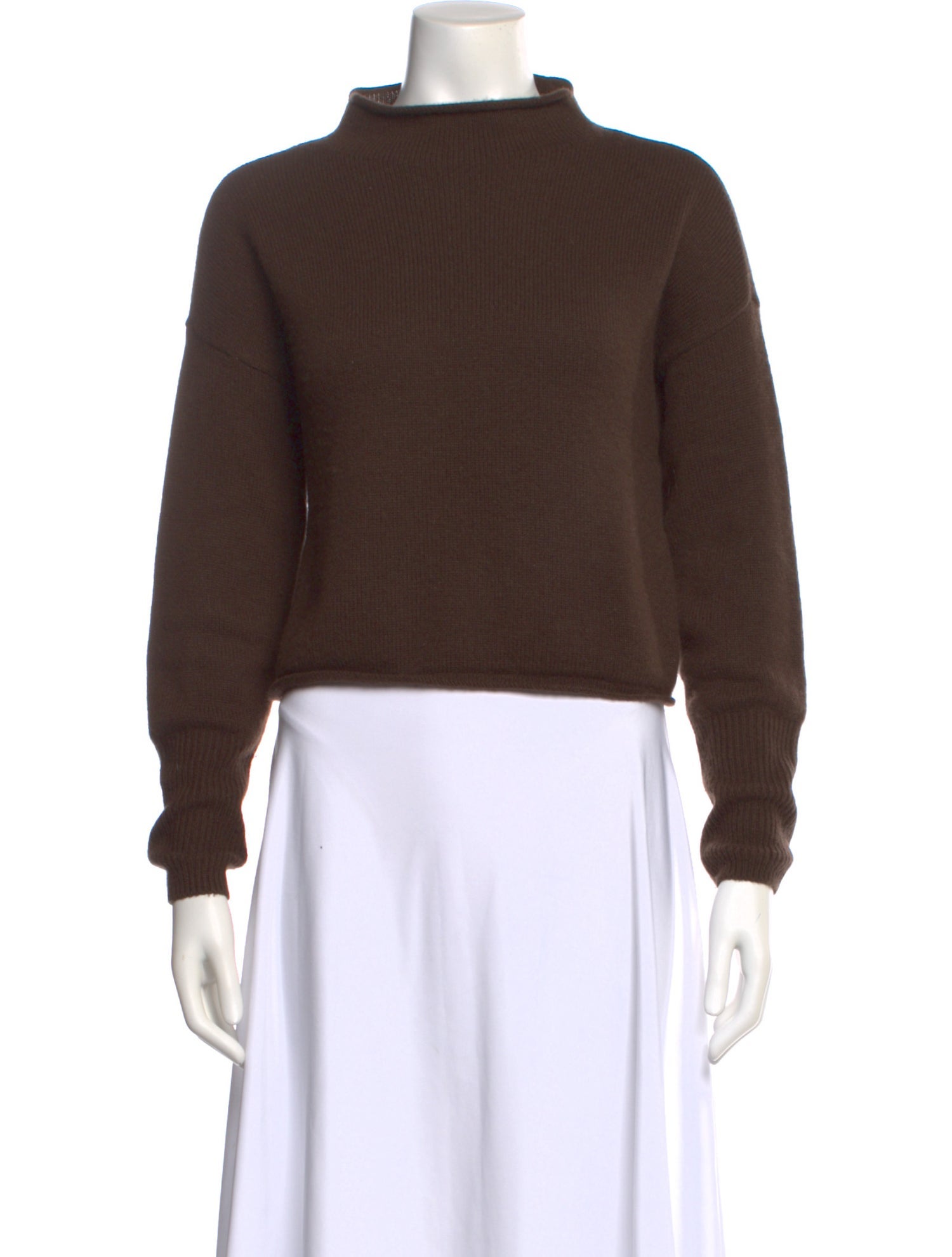 Elyse Walker Cashmere Mock Neck Sweater