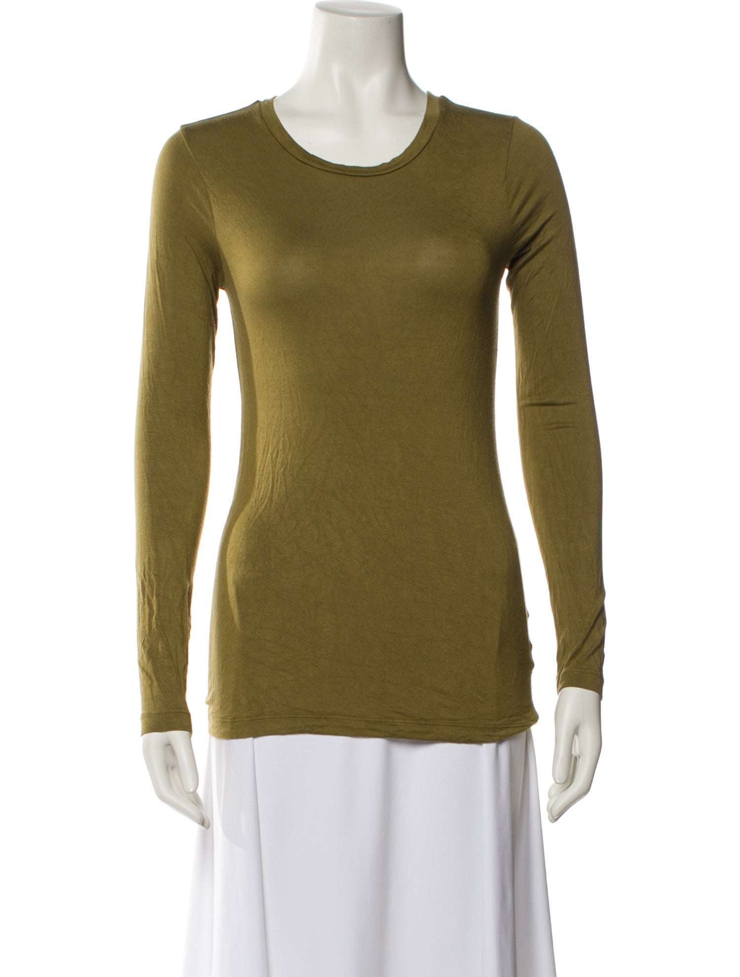 Elyse Walker Scoop Neck Long Sleeve T-Shirt