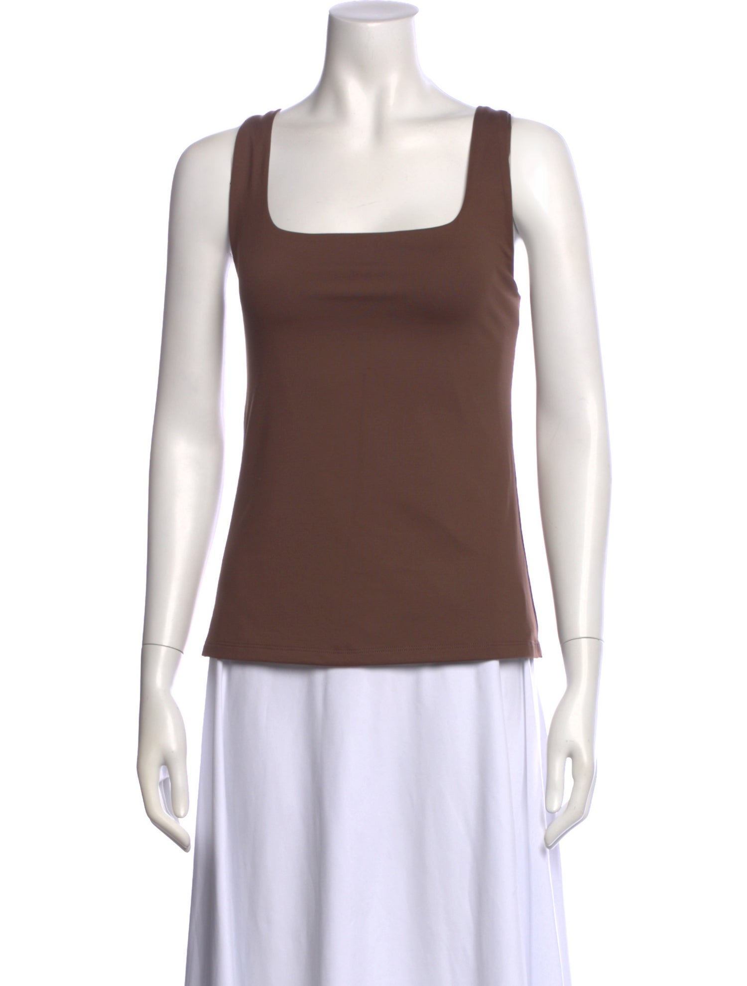 Elyse Walker Square Neckline Sleeveless Top