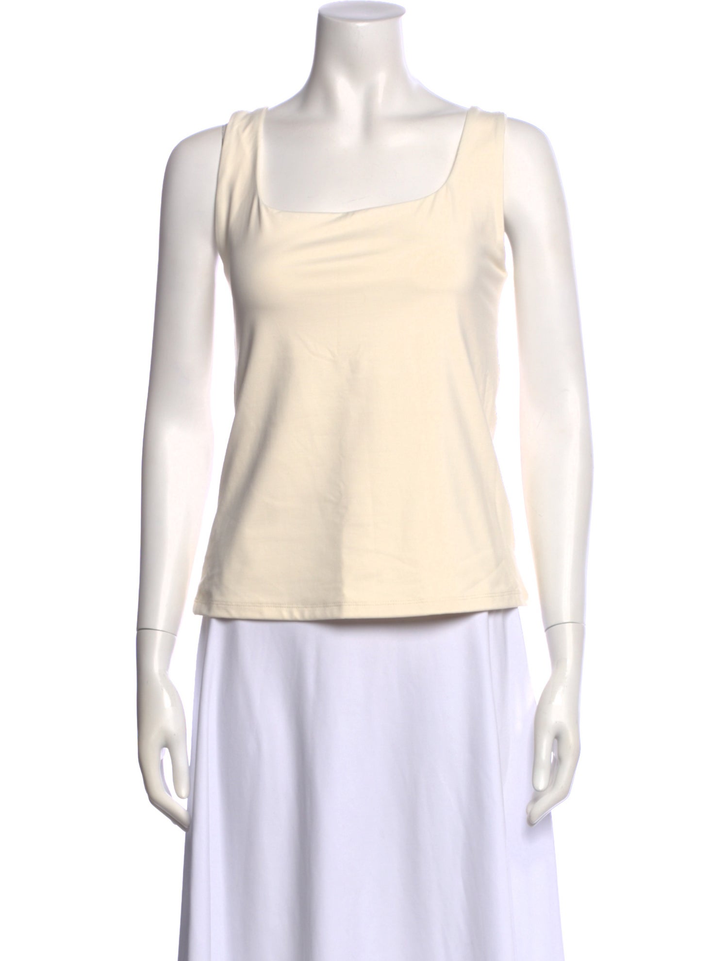 Elyse Walker Square Neckline Sleeveless Top