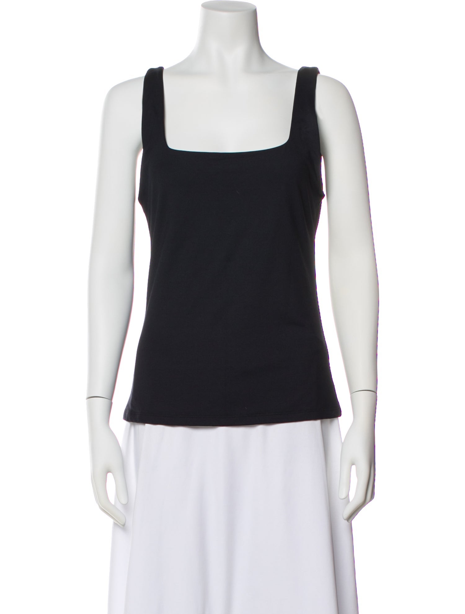 Elyse Walker Square Neckline Sleeveless Top