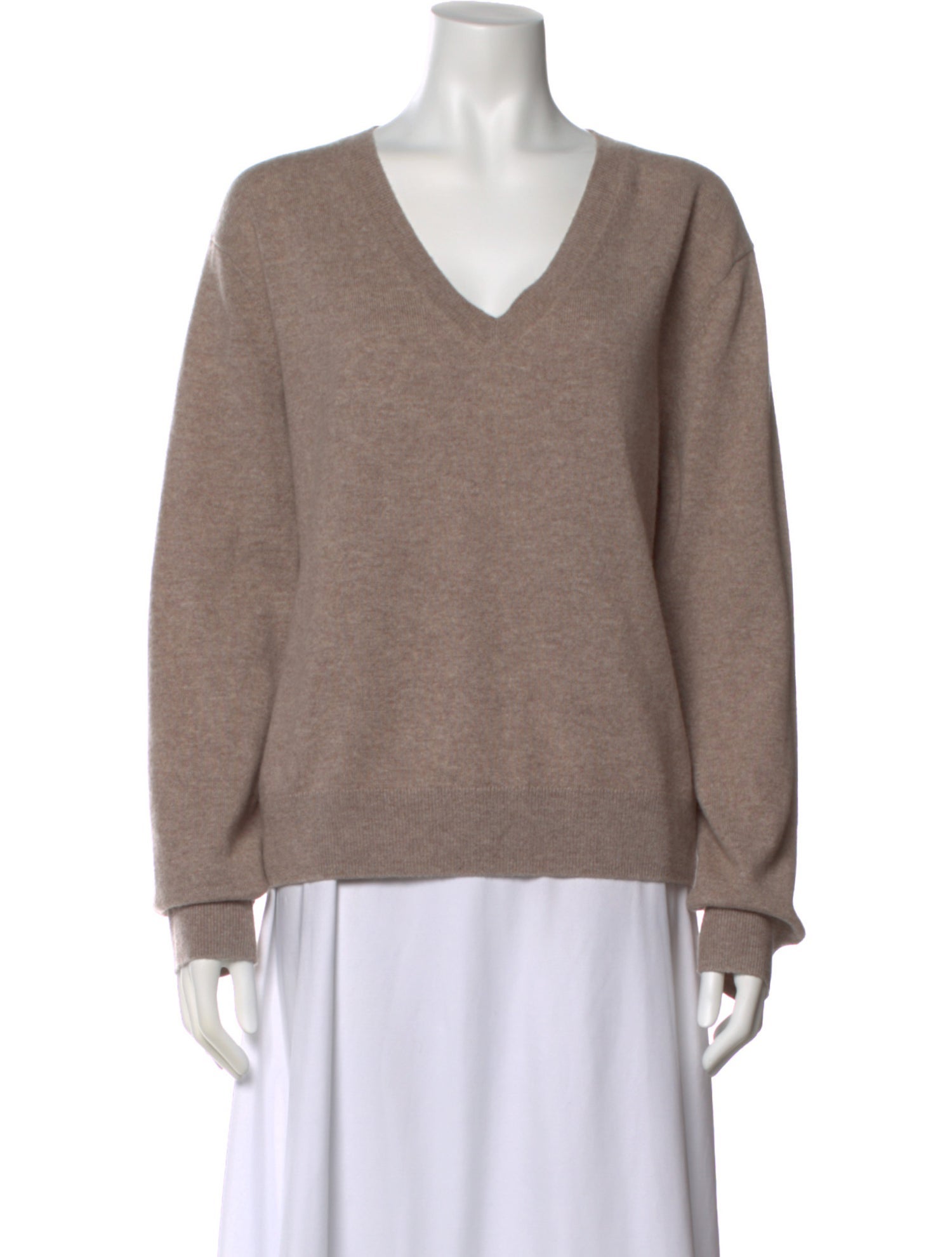 Elyse Walker Cashmere V-Neck Sweater