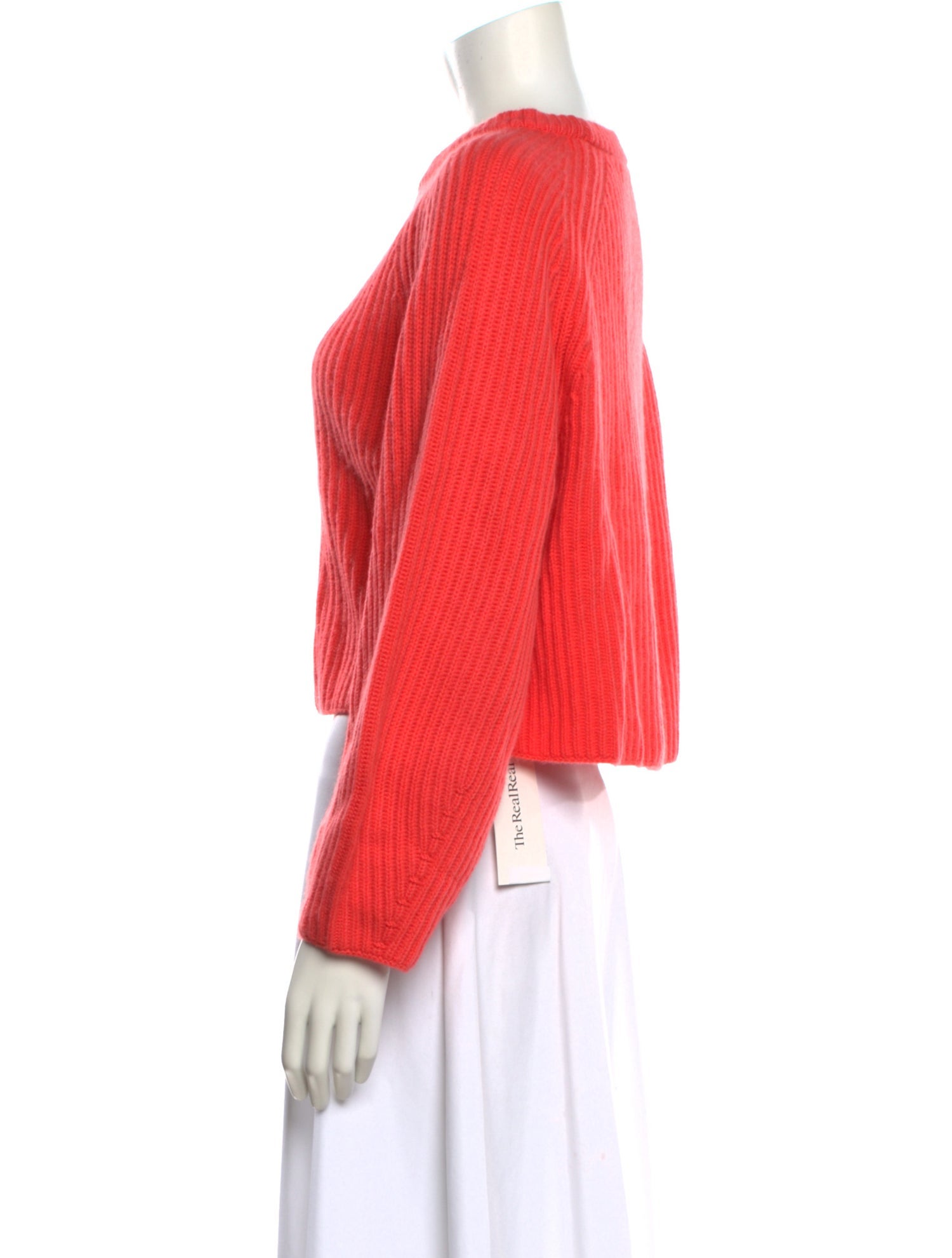 Elyse Walker Cashmere Bateau Neckline Sweater