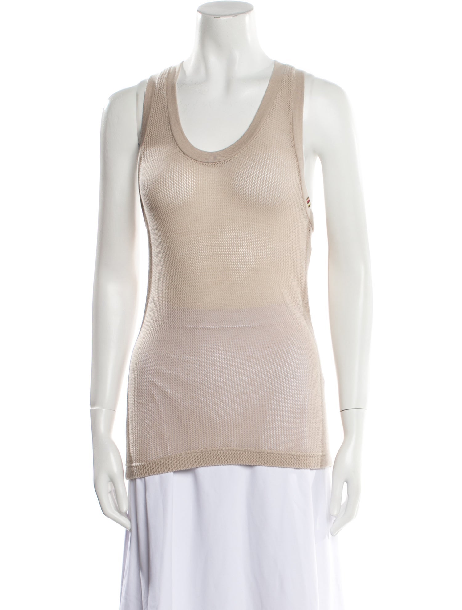 Extreme Cashmere Scoop Neck Sleeveless Top
