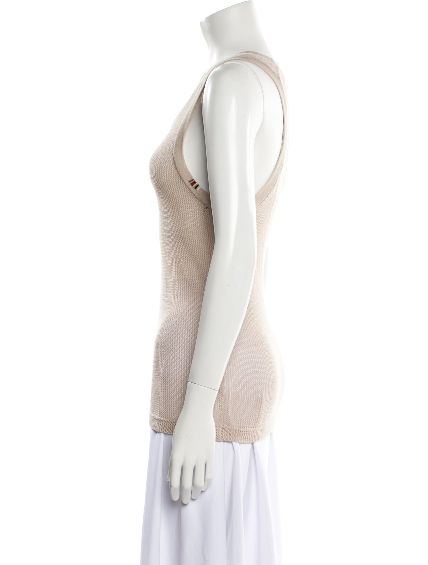 Extreme Cashmere Scoop Neck Sleeveless Top