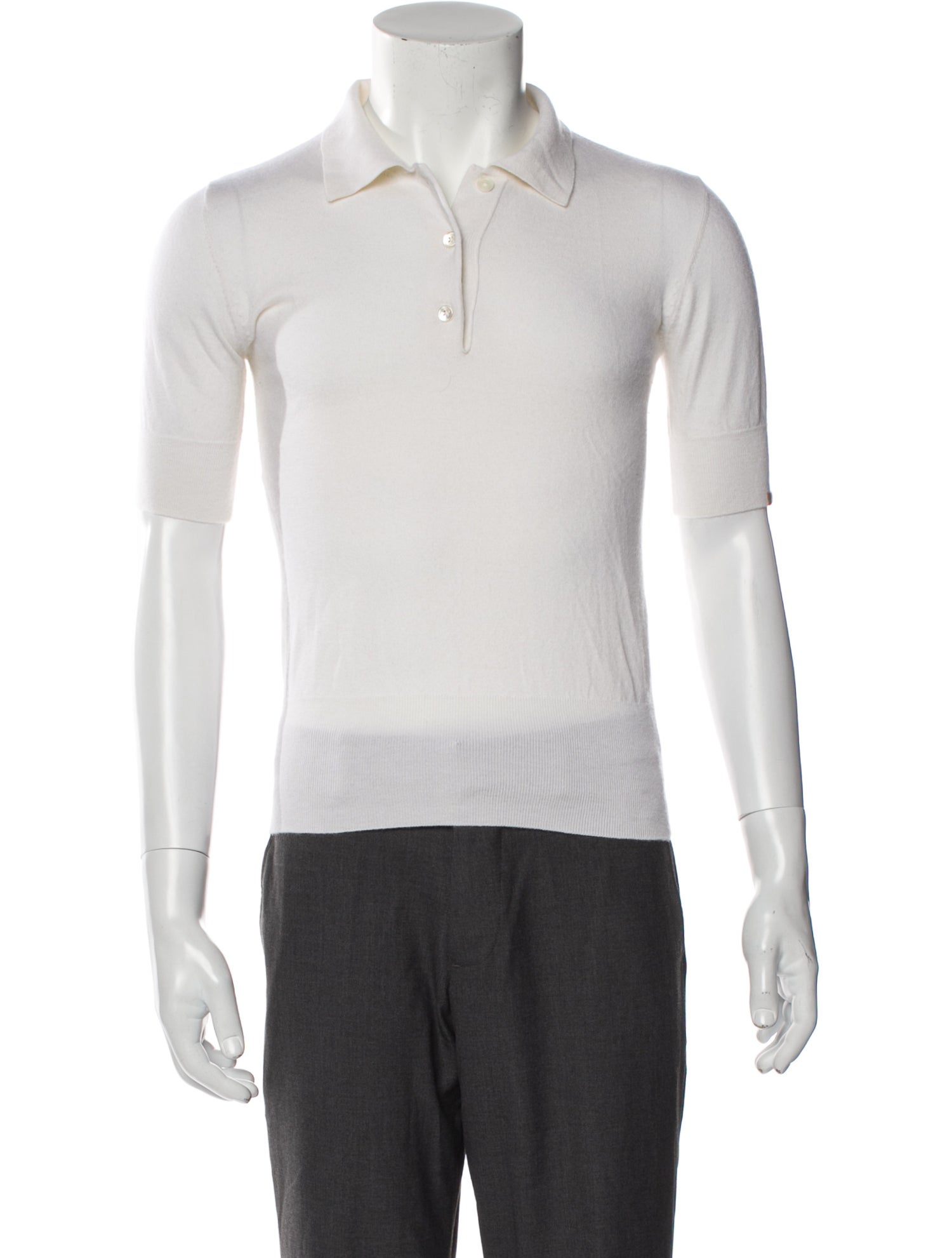 Extreme Cashmere Crew Neck Short Sleeve Polo Shirt