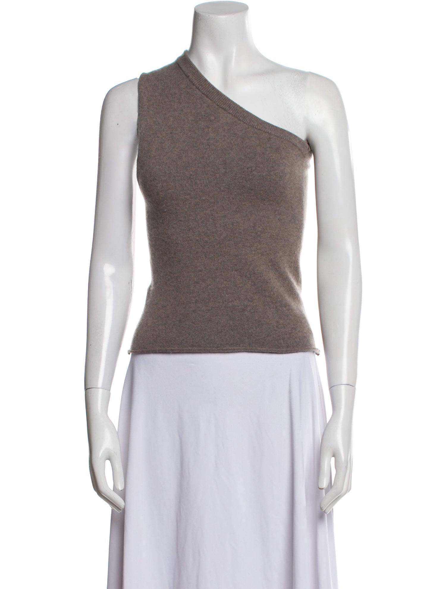 Extreme Cashmere Cashmere One-Shoulder Top