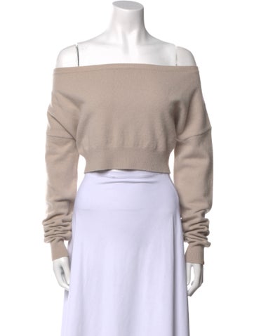Extreme Cashmere Knitwear Vintage Off-The-Shoulder Sweater L