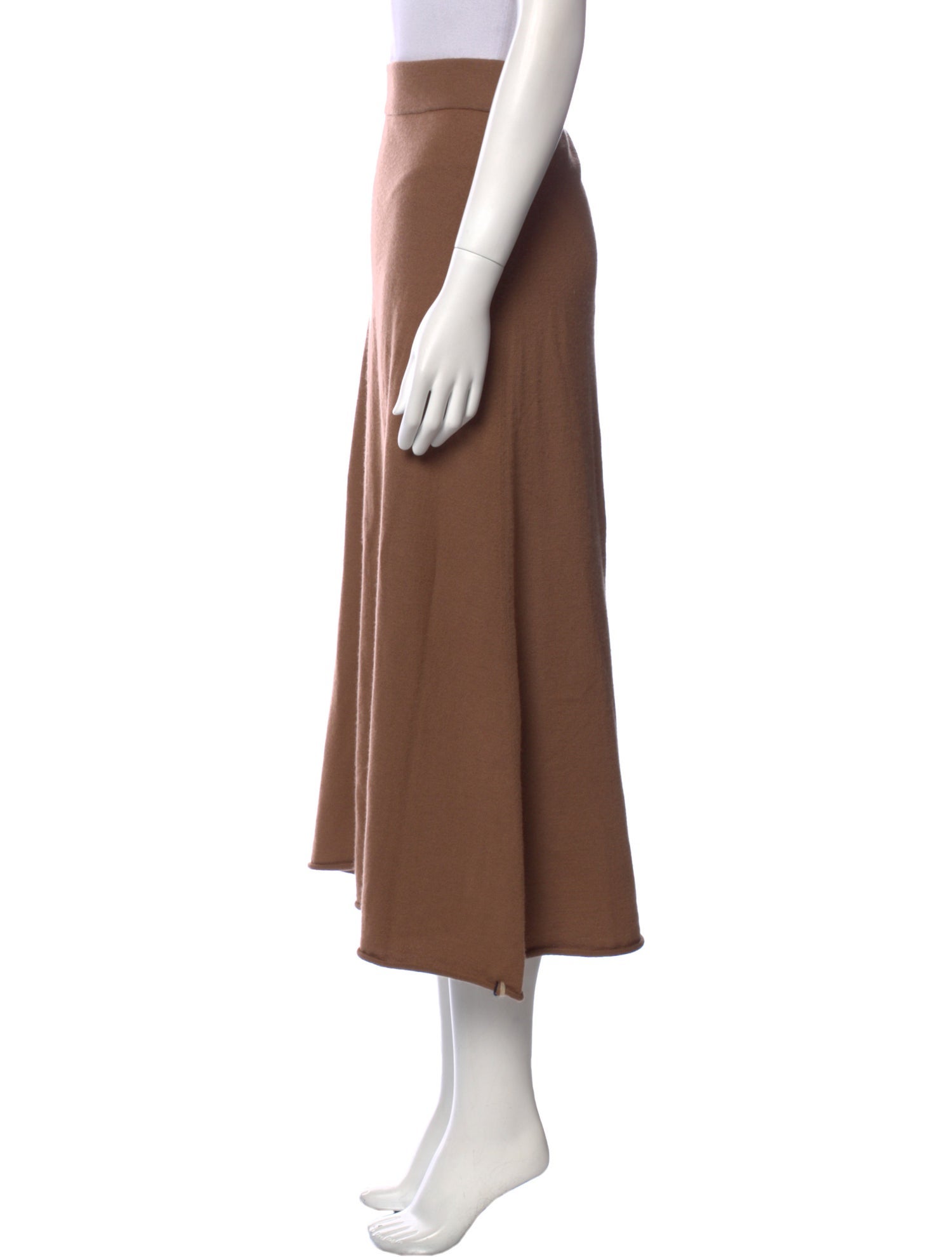 Extreme Cashmere Midi Length Skirt