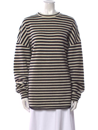 Extreme Cashmere Striped Crew Neck Sweater