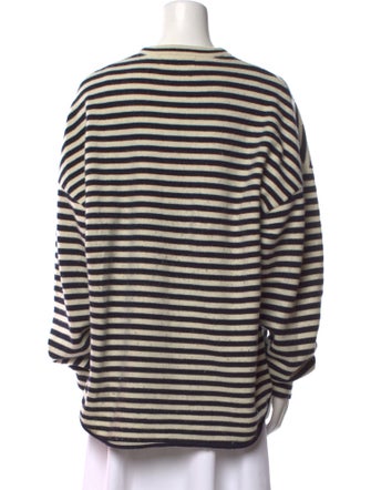 Extreme Cashmere Striped Crew Neck Sweater