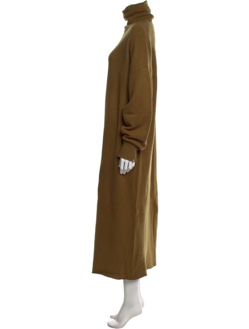 Extreme Cashmere Turtleneck Long Dress