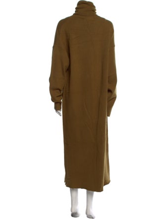 Extreme Cashmere Turtleneck Long Dress