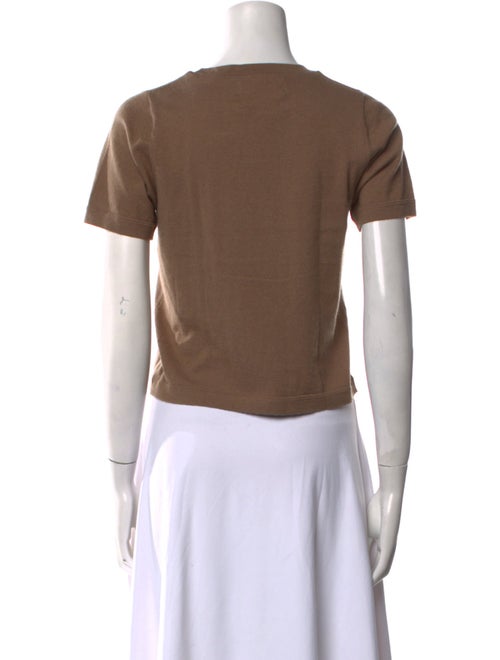 Extreme Cashmere Cashmere Scoop Neck Crop Top