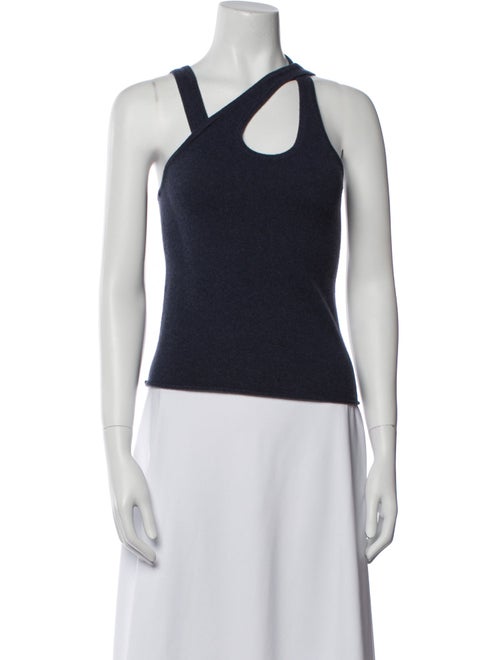 Extreme Cashmere Asymmetrical Sleeveless Top