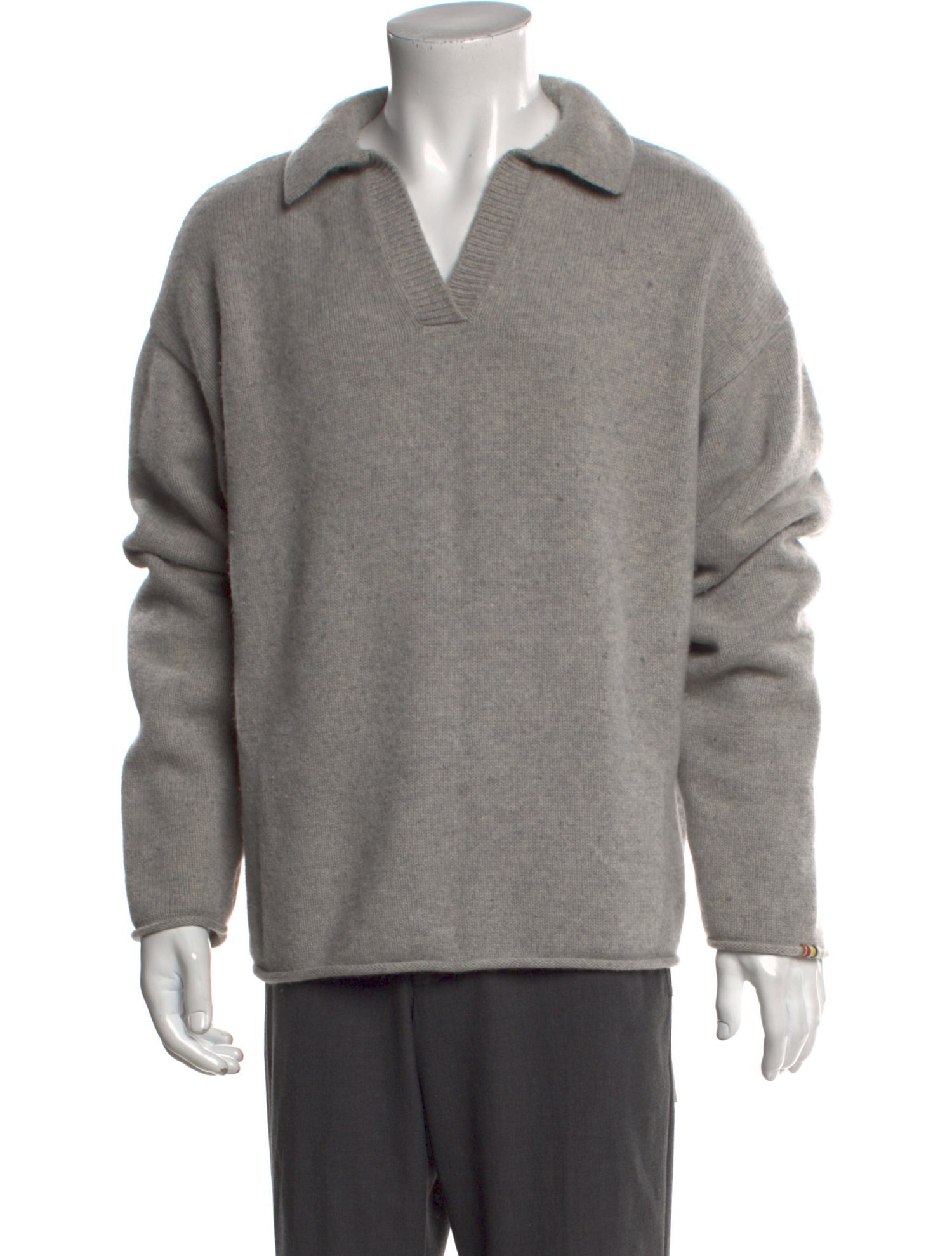 Extreme Cashmere Collar Long Sleeve Pullover