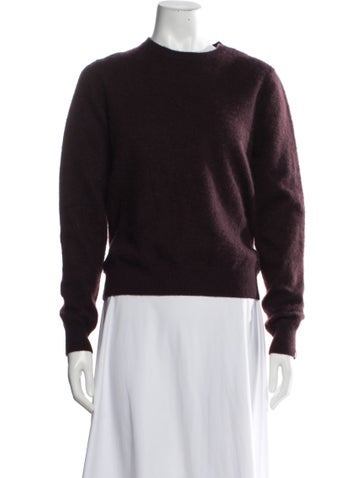Pre-owned Extreme Cashmere Cashmere Crew Neck Sweater In Burgundy