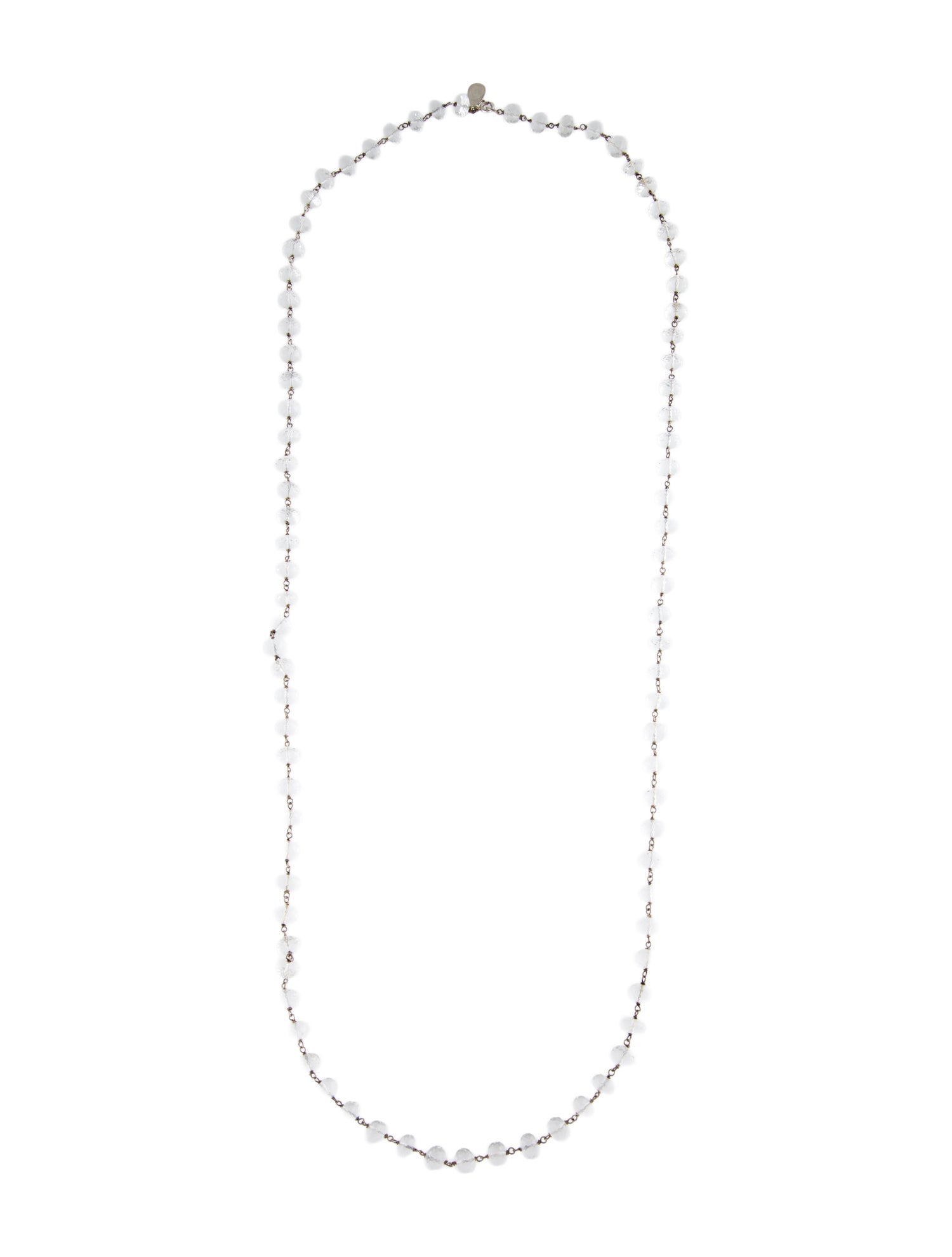 Emily & Ashley Quartz Bead Strand Necklace