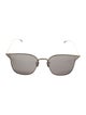 Eyevan 7285 Square Mirrored Sunglasses