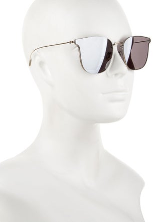 Eyevan 7285 Square Mirrored Sunglasses