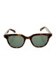 Eyevan 7285 Square Tinted Sunglasses