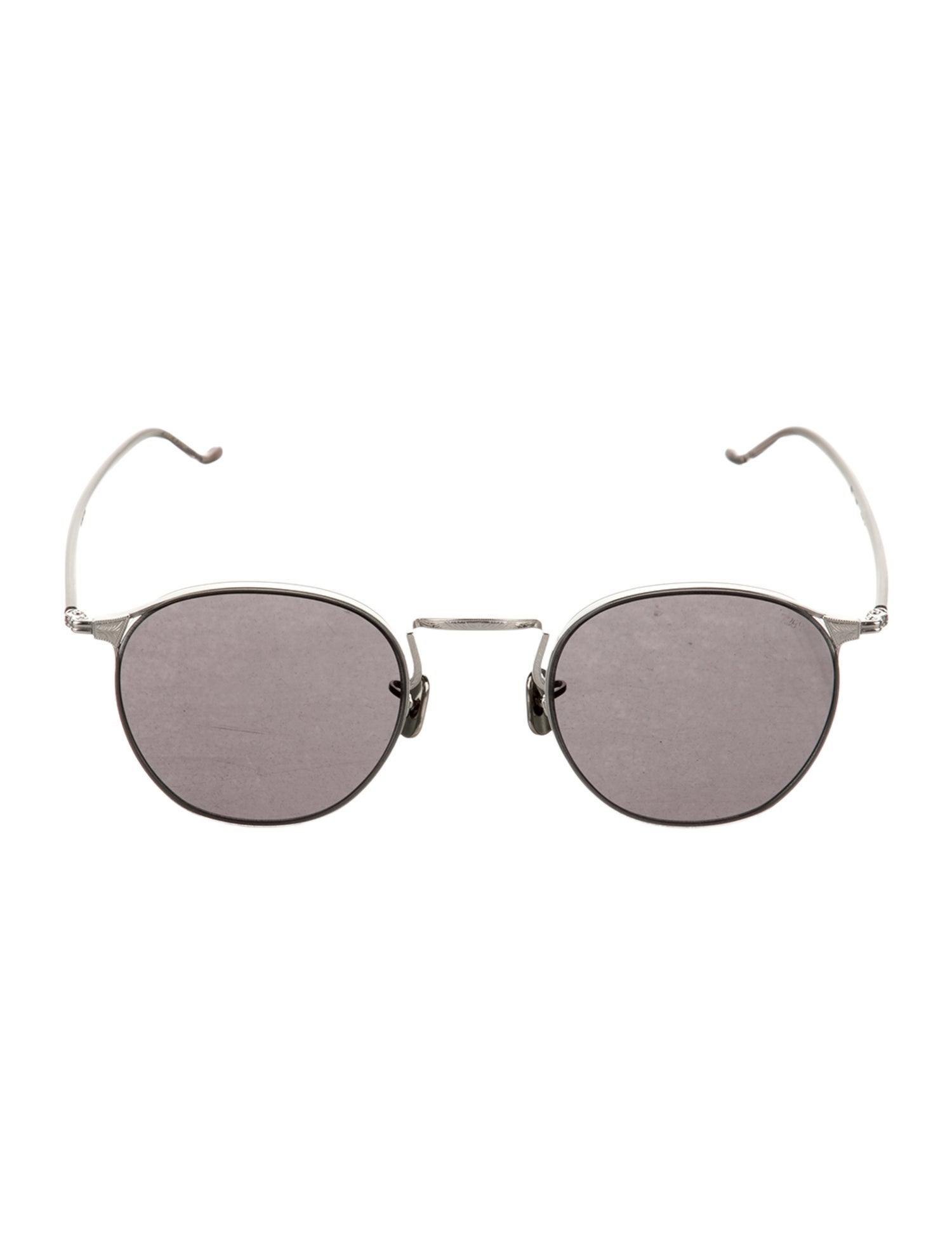 Eyevan 7285 Round Tinted Sunglasses