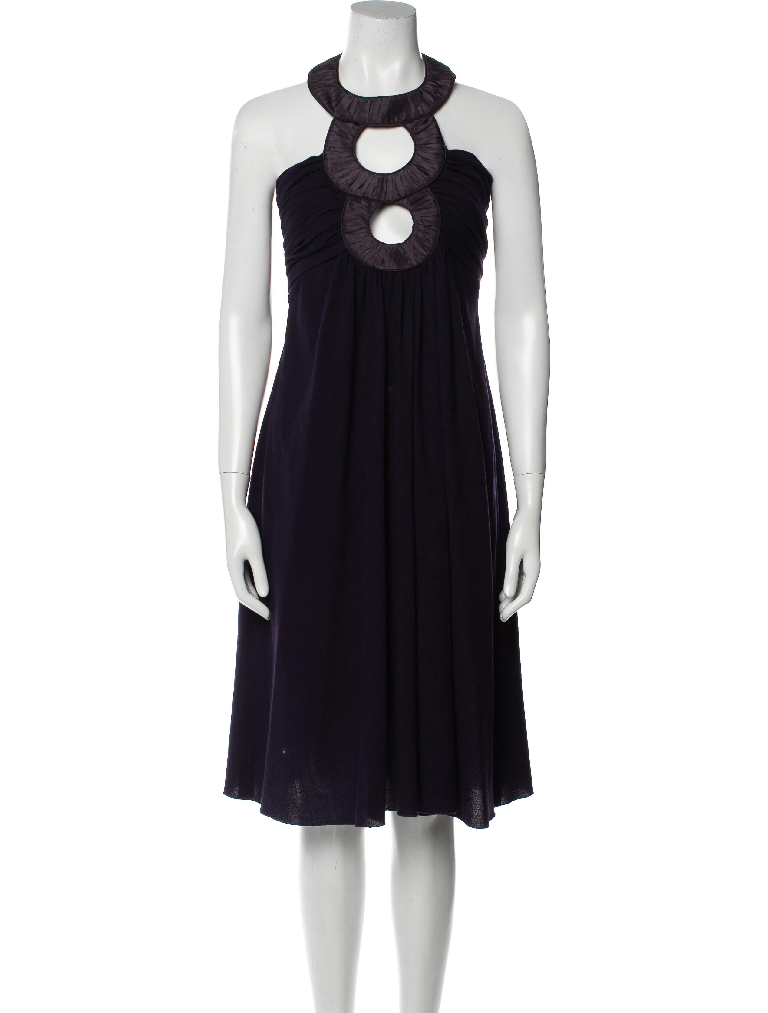 Fabbri Halterneck Mini Dress