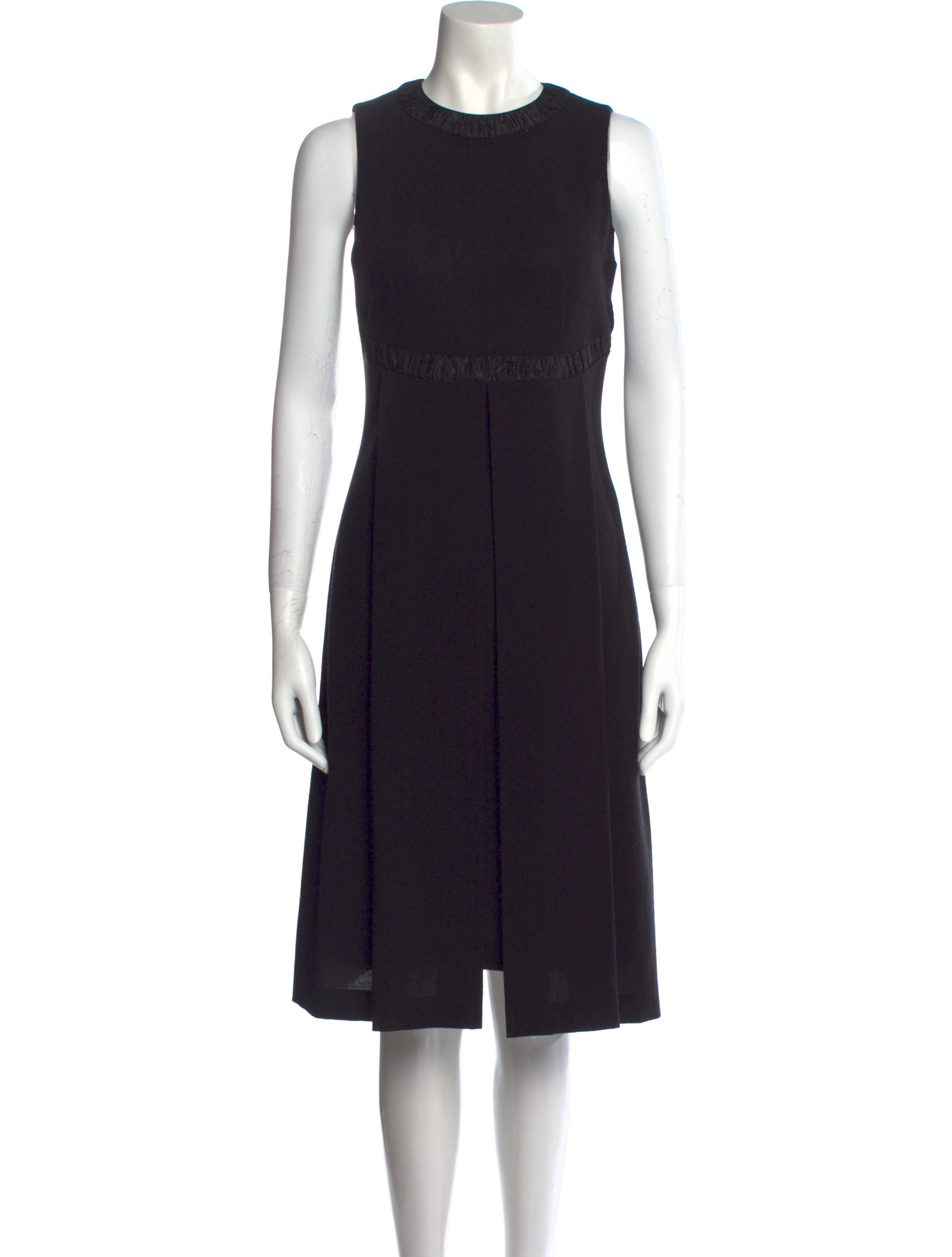 Fabbri Crew Neck Midi Length Dress
