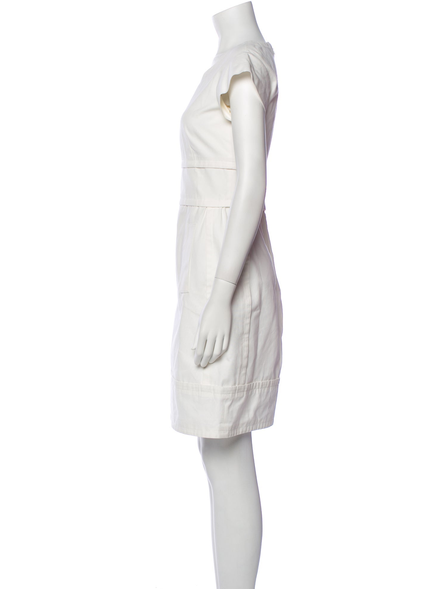 Fabbri Scoop Neck Knee-Length Dress