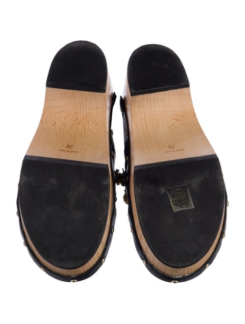 Fabrizio Viti Denim Graphic Print Mules