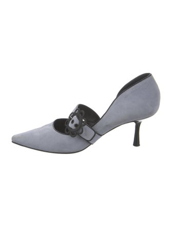 Fabrizio Viti Suede D'Orsay Pumps