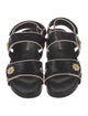 Fabrizio Viti Leather Leather Trim Embellishment Slides