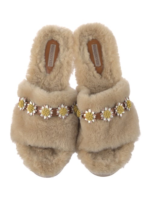 Fabrizio Viti Faux Fur Printed Slides