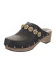 Fabrizio Viti Leather Studded Accents Mules