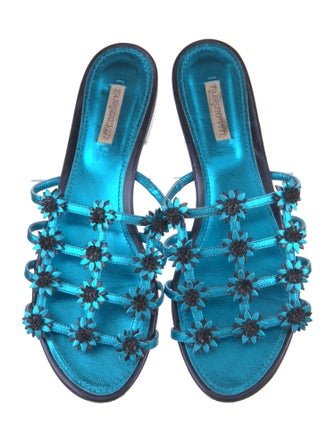 Fabrizio Viti Leather Slides