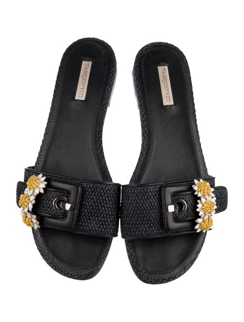 Fabrizio Viti Leather Slides