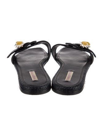 Fabrizio Viti Leather Slides
