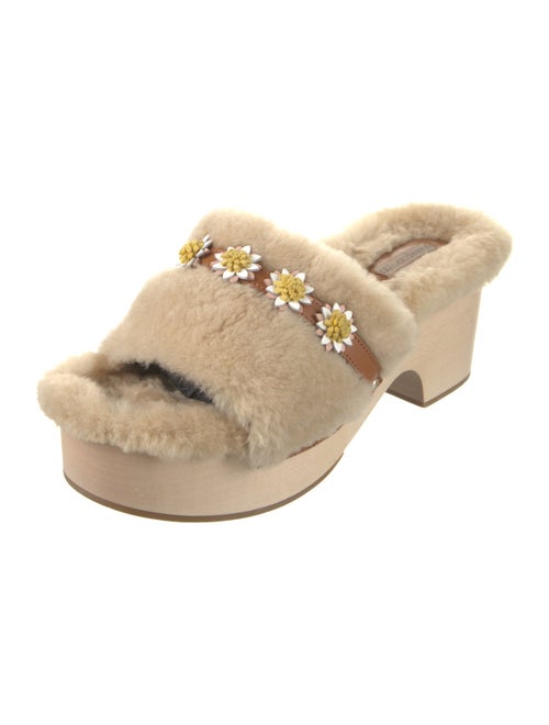 Fabrizio Viti Shearling Slides